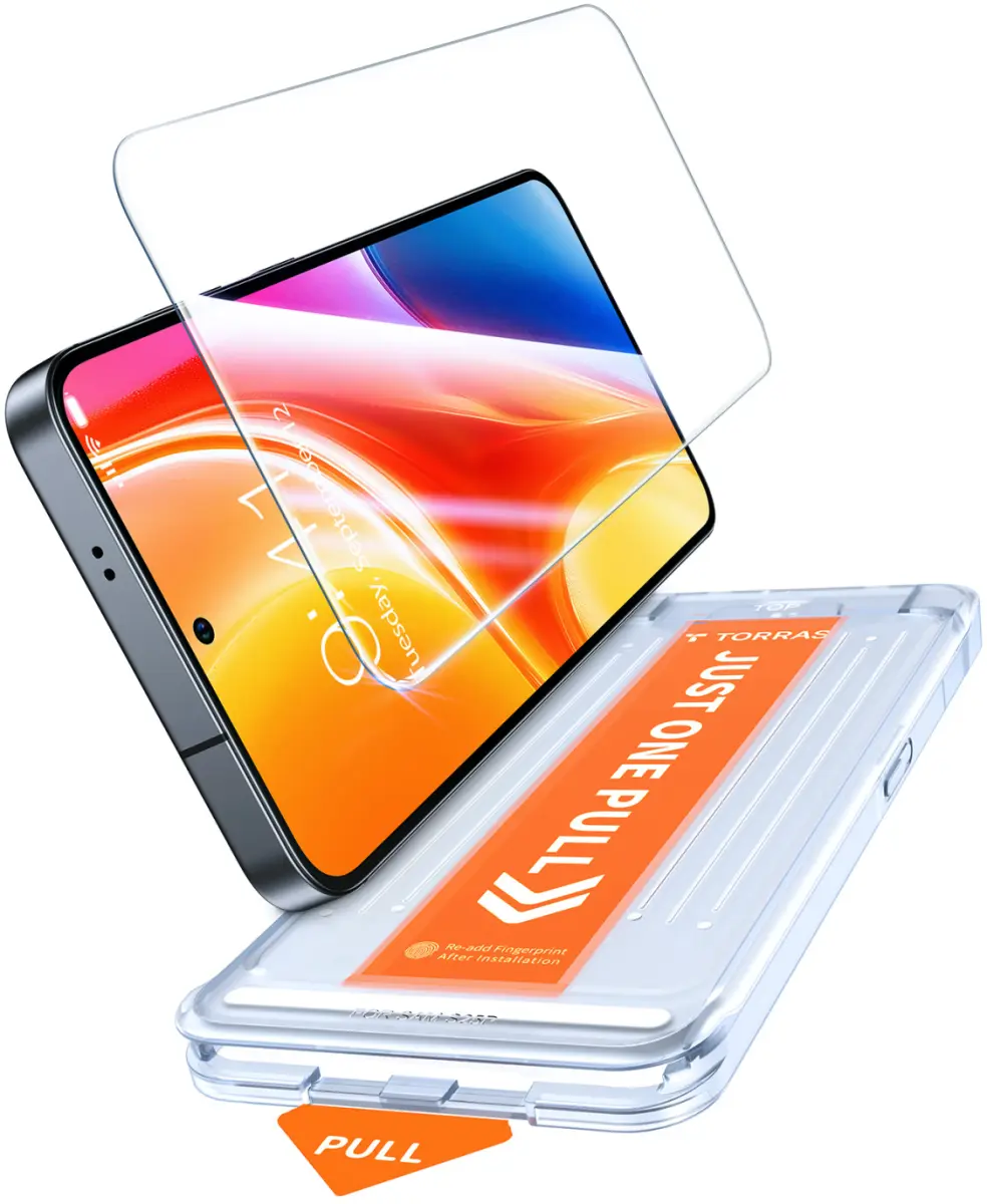 TORRAS Install Master Samsung Galaxy S25 Screen Protector Installatietray afbeelding 2