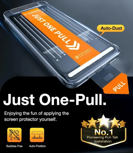 TORRAS Install Master Samsung Galaxy S25 Screen Protector Installatietray afbeelding 5