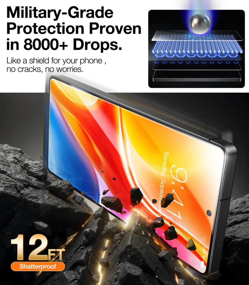 TORRAS Install Master Samsung Galaxy S25 Ultra Screen Protector Installatietray afbeelding 5