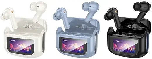 Hoco EQ21 ANC Noise Cancelling Draadloze Oordopjes Met Touchscreen Zwart afbeelding 4