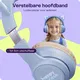 HappyCase Popz Draadloze Kinderkoptelefoon Met Kattenoortjes Paars afbeelding 5