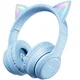 HappyCase Popz Draadloze Kinderkoptelefoon Met Kattenoortjes Blauw afbeelding 14