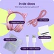 HappyCase Popz Draadloze Kinderkoptelefoon Met Kattenoortjes Roze afbeelding 9