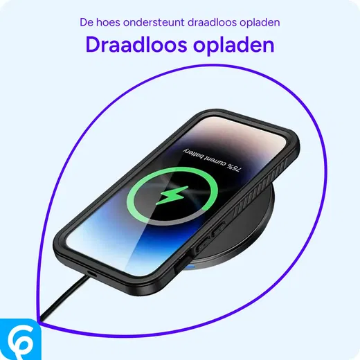 SBG Outdoor Case Samsung Galaxy S25 Waterdicht met MagSafe / Qi2 Zwart afbeelding 5