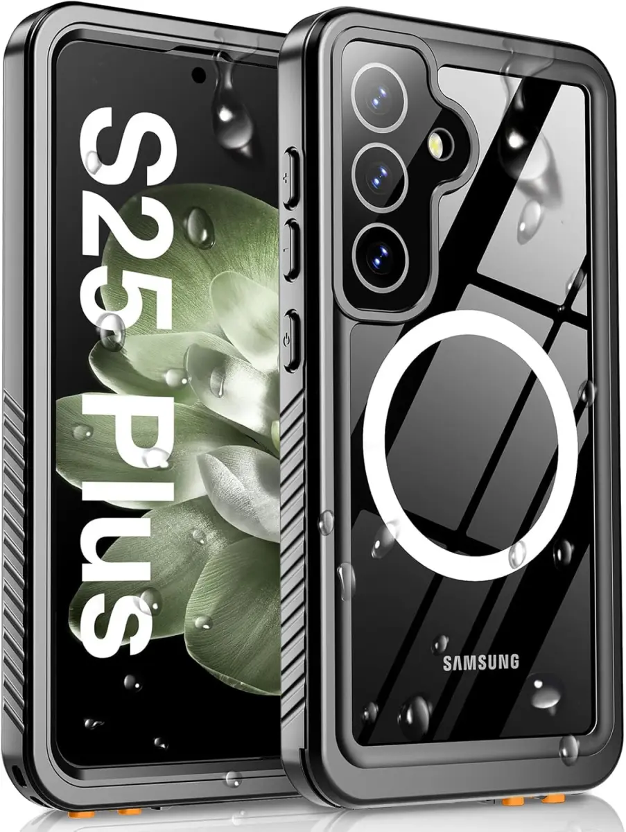 SBG Outdoor Case Samsung Galaxy S25 Plus Waterdicht met MagSafe / Qi2 Zwart afbeelding 1