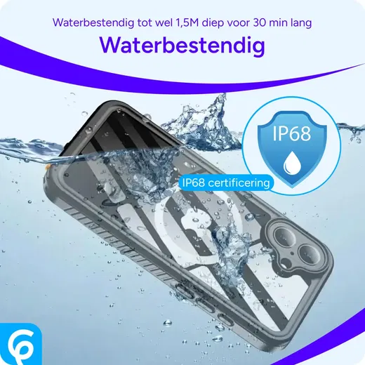 SBG Outdoor Case Samsung Galaxy S25 Ultra Waterdicht met MagSafe / Qi2 Zwart afbeelding 5