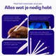 Buddi Wave Actieve Stylus Pen met Handpalmrejectie (voor iPad) Roze afbeelding 4