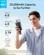 Anker Zolo 30W Powerbank met Ingebouwde Lanyard USB-C Kabel 20.000 mAh Zwart afbeelding 2