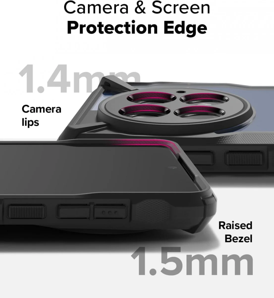 Ringke Fusion X OnePlus 13 Hoesje Back Cover Zwart afbeelding 2