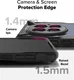Ringke Fusion X OnePlus 13 Hoesje Back Cover Zwart afbeelding 2