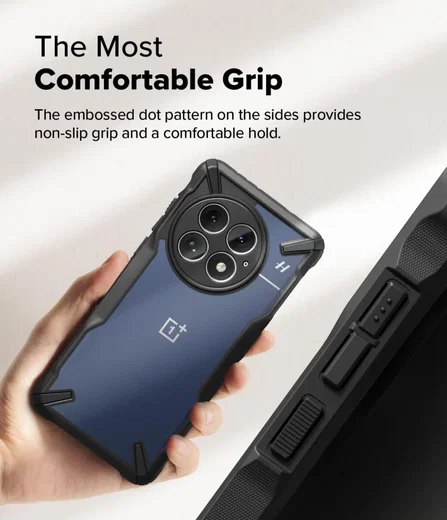 Ringke Fusion X OnePlus 13 Hoesje Back Cover Zwart afbeelding 4