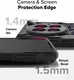 Ringke Fusion X OnePlus 13 Hoesje Back Cover Camo Zwart afbeelding 2