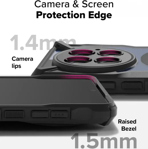 Ringke Fusion X Magnetic OnePlus 13 Hoesje MagSafe Zwart afbeelding 11