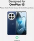 Ringke Fusion X Magnetic OnePlus 13 Hoesje MagSafe Zwart afbeelding 16