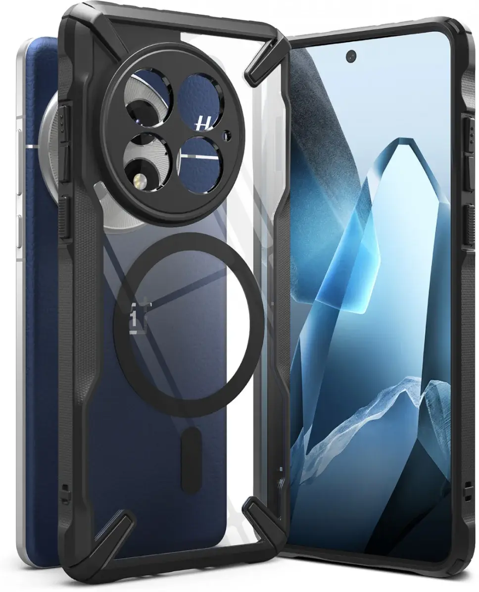 Ringke Fusion X Magnetic OnePlus 13 Hoesje MagSafe Zwart afbeelding 2