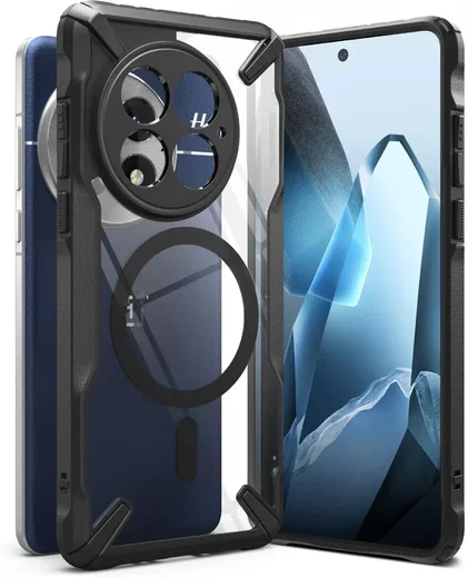Ringke Fusion X Magnetic OnePlus 13 Hoesje MagSafe Zwart afbeelding 2