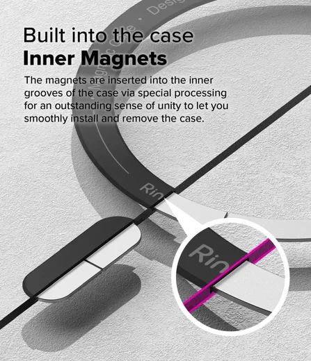Ringke Fusion X Magnetic OnePlus 13 Hoesje MagSafe Zwart afbeelding 8