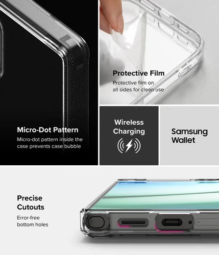 Ringke Fusion Samsung Galaxy S25 Ultra Hoesje Back Cover Transparant afbeelding 8