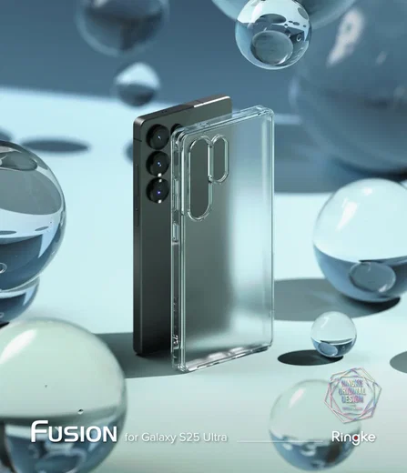 Ringke Fusion Samsung Galaxy S25 Ultra Hoesje Back Cover Matte Transparant afbeelding 3