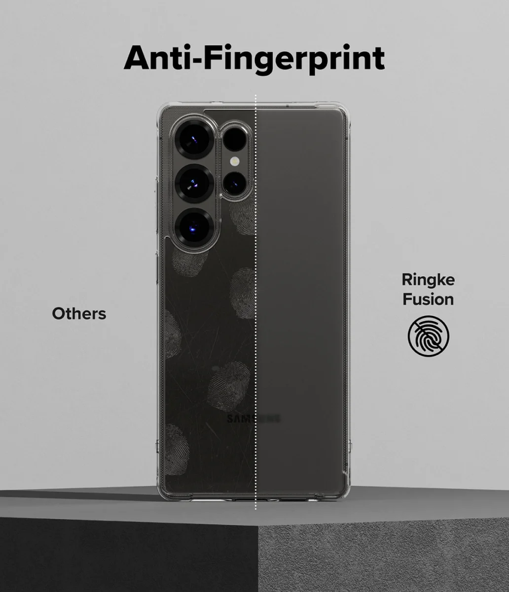 Ringke Fusion Samsung Galaxy S25 Ultra Hoesje Back Cover Matte Transparant afbeelding 5