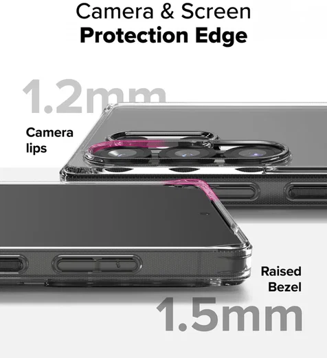 Ringke Fusion Samsung Galaxy S25 Ultra Hoesje Back Cover Matte Transparant afbeelding 7