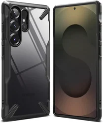 Ringke Fusion X Samsung Galaxy S25 Ultra Hoesje Back Cover Zwart afbeelding
