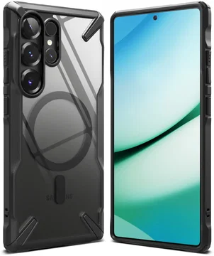 Ringke Fusion X Magnetic Samsung Galaxy S25 Ultra Hoesje MagSafe / Qi2 Zwart