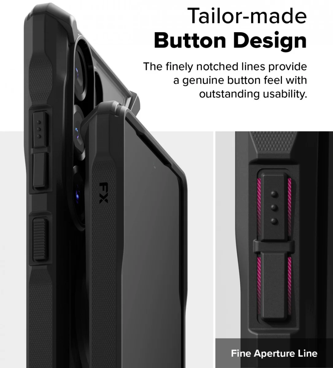 Ringke Fusion X Magnetic Samsung Galaxy S25 Ultra Hoesje MagSafe / Qi2 Zwart afbeelding 7