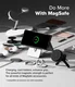 Ringke Fusion X Magnetic Samsung Galaxy S25 Ultra Hoesje MagSafe / Qi2 Zwart afbeelding 10