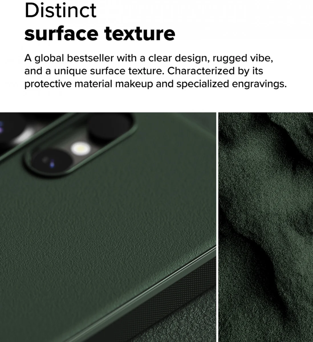 Ringke Onyx Samsung Galaxy S25 Ultra Hoesje Flexibel TPU Back Cover Groen afbeelding 3