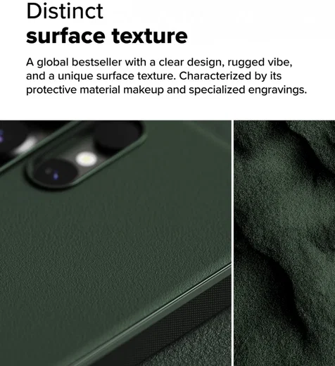Ringke Onyx Samsung Galaxy S25 Ultra Hoesje Flexibel TPU Back Cover Groen afbeelding 3