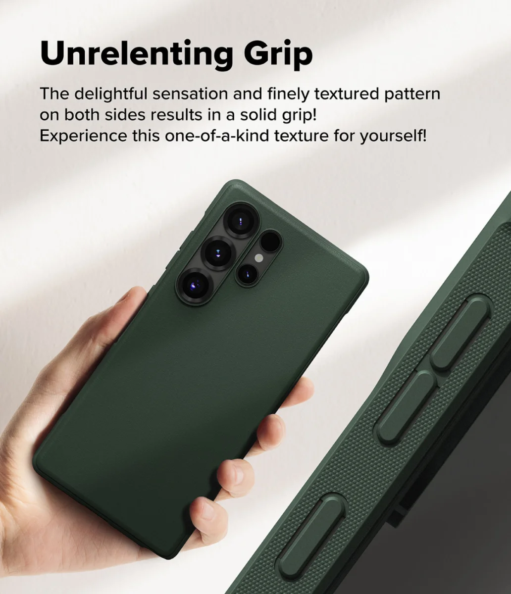 Ringke Onyx Samsung Galaxy S25 Ultra Hoesje Flexibel TPU Back Cover Groen afbeelding 4