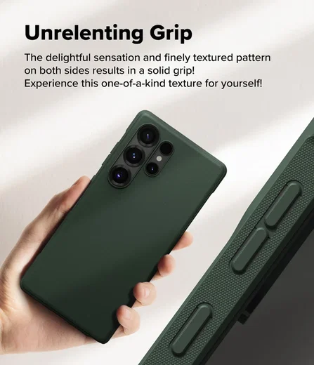 Ringke Onyx Samsung Galaxy S25 Ultra Hoesje Flexibel TPU Back Cover Groen afbeelding 4