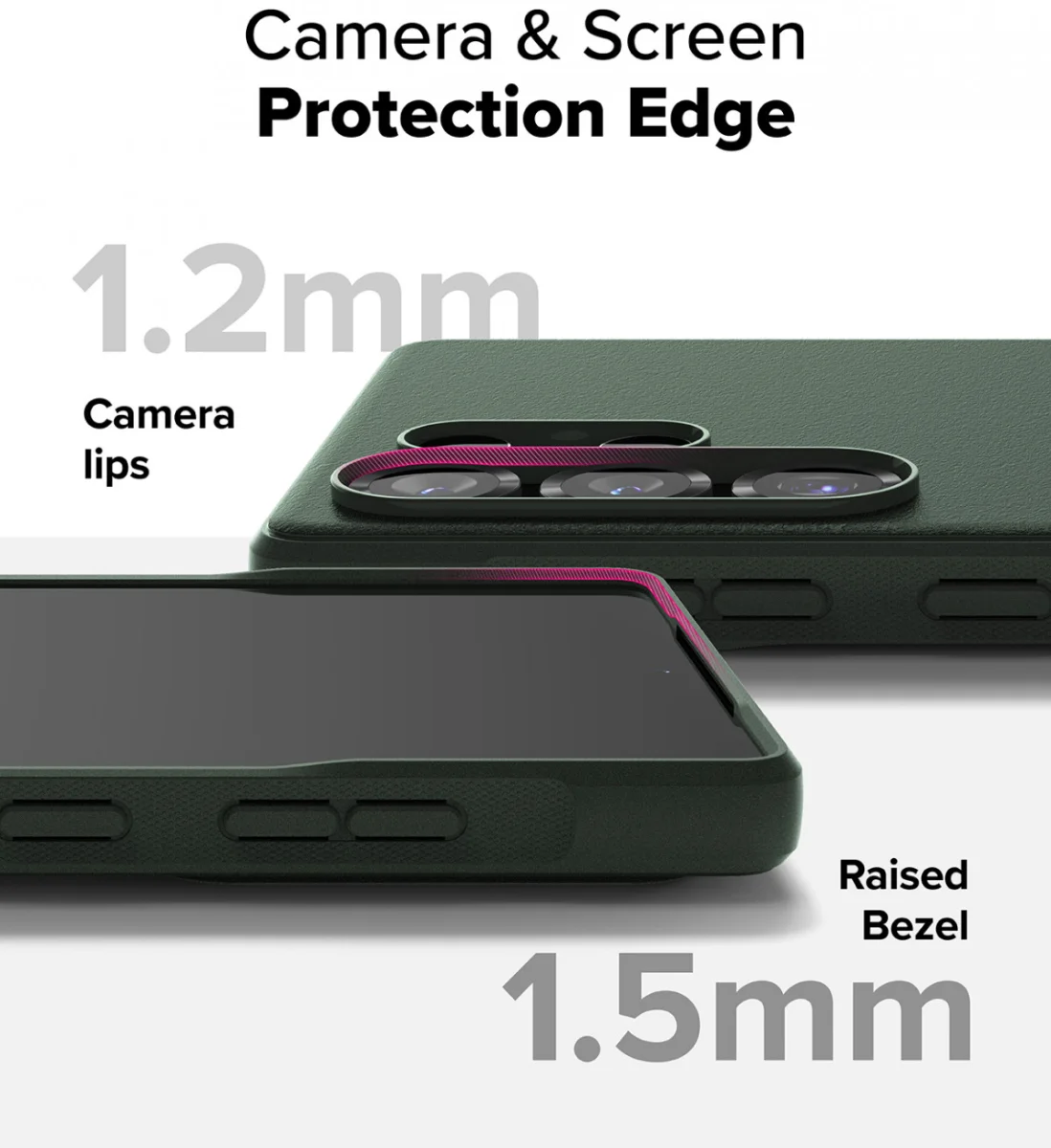 Ringke Onyx Samsung Galaxy S25 Ultra Hoesje Flexibel TPU Back Cover Groen afbeelding 6