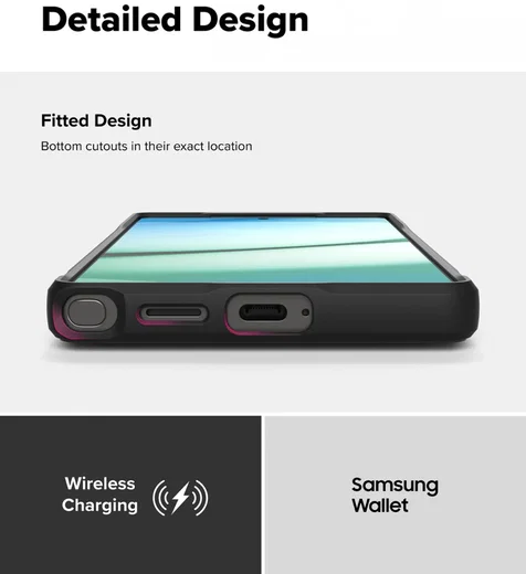 Ringke Onyx Magnetic Samsung Galaxy S25 Ultra Hoesje MagSafe / Qi2 Zwart afbeelding 5