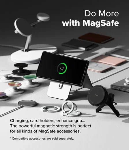 Ringke Onyx Magnetic Samsung Galaxy S25 Ultra Hoesje MagSafe / Qi2 Zwart afbeelding 6