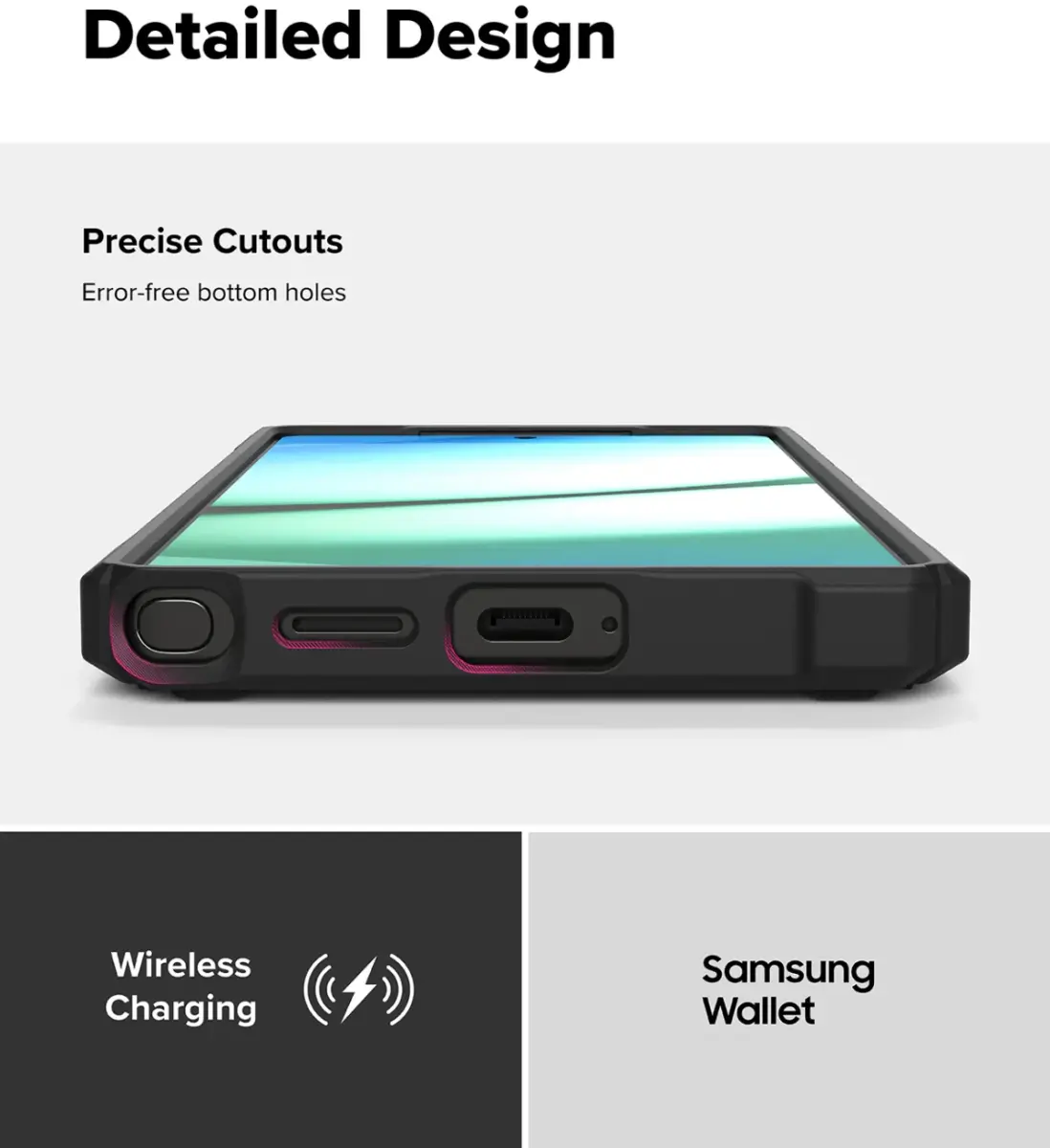 Ringke Rugged Gear Magnetic Samsung Galaxy S25 Ultra Hoesje MagSafe / Qi2 Zwart afbeelding 14