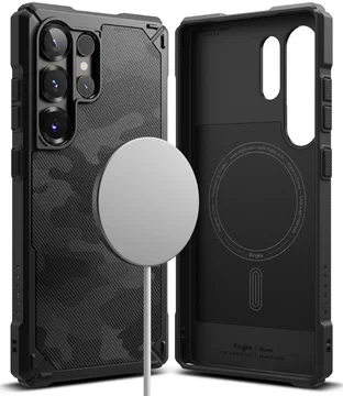 Ringke Rugged Gear Magnetic Samsung Galaxy S25 Ultra Hoesje MagSafe / Qi2 Camo