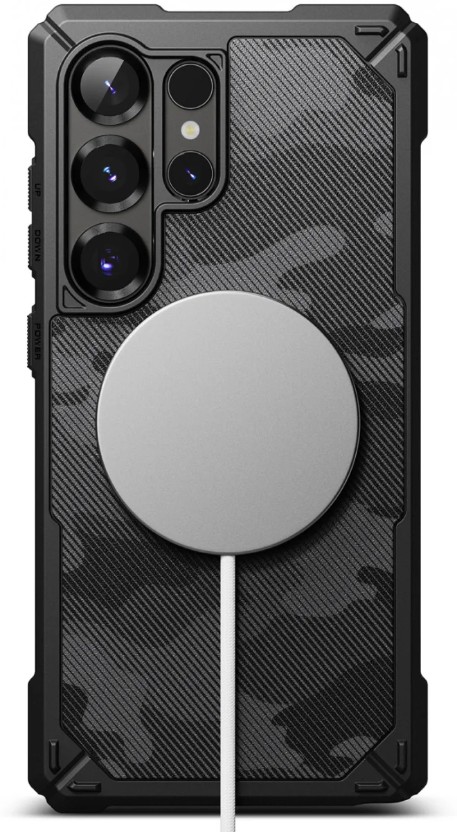 Ringke Rugged Gear Magnetic Samsung Galaxy S25 Ultra Hoesje MagSafe / Qi2 Camo afbeelding 11