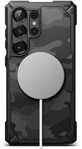 Ringke Rugged Gear Magnetic Samsung Galaxy S25 Ultra Hoesje MagSafe / Qi2 Camo afbeelding 11