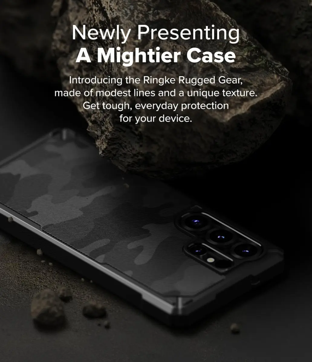 Ringke Rugged Gear Magnetic Samsung Galaxy S25 Ultra Hoesje MagSafe / Qi2 Camo afbeelding 6