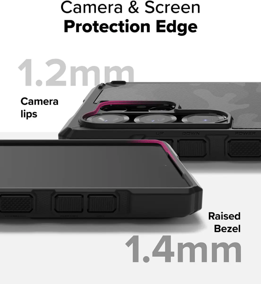 Ringke Rugged Gear Magnetic Samsung Galaxy S25 Ultra Hoesje MagSafe / Qi2 Camo afbeelding 7