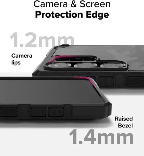 Ringke Rugged Gear Magnetic Samsung Galaxy S25 Ultra Hoesje MagSafe / Qi2 Camo afbeelding 7