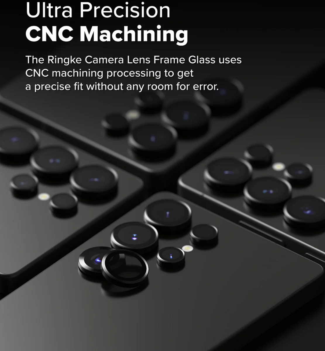 Ringke Frame Glass Samsung Galaxy S25 Ultra Camera Protector (2-Pack) afbeelding 11