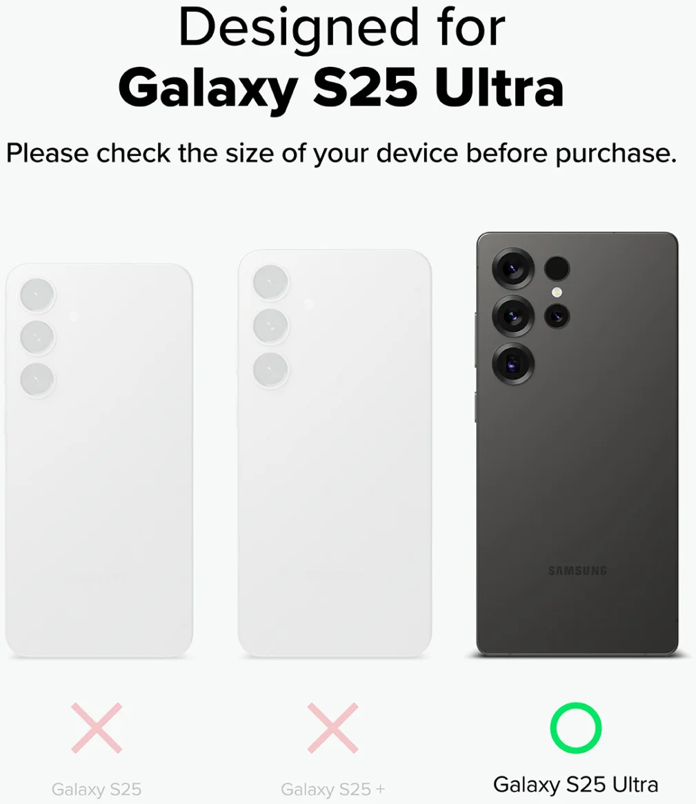 Ringke Frame Glass Samsung Galaxy S25 Ultra Camera Protector (2-Pack) afbeelding 3