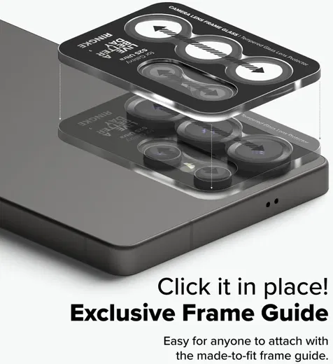 Ringke Frame Glass Samsung Galaxy S25 Ultra Camera Protector (2-Pack) afbeelding 4