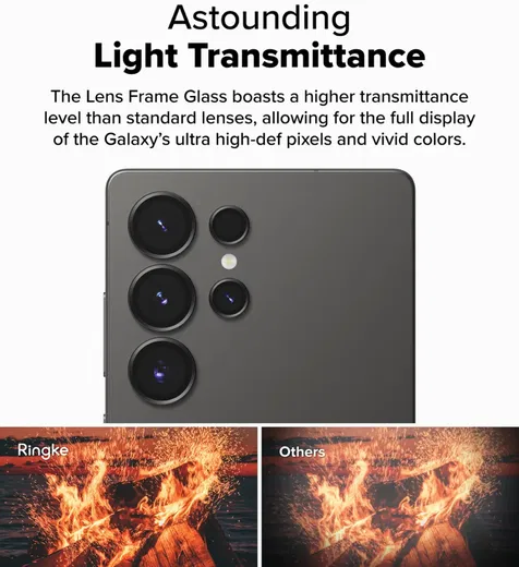 Ringke Frame Glass Samsung Galaxy S25 Ultra Camera Protector (2-Pack) afbeelding 9
