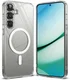 Ringke Fusion Magnetic Samsung Galaxy S25 Plus Hoesje MagSafe / Qi2 Transparant afbeelding 1