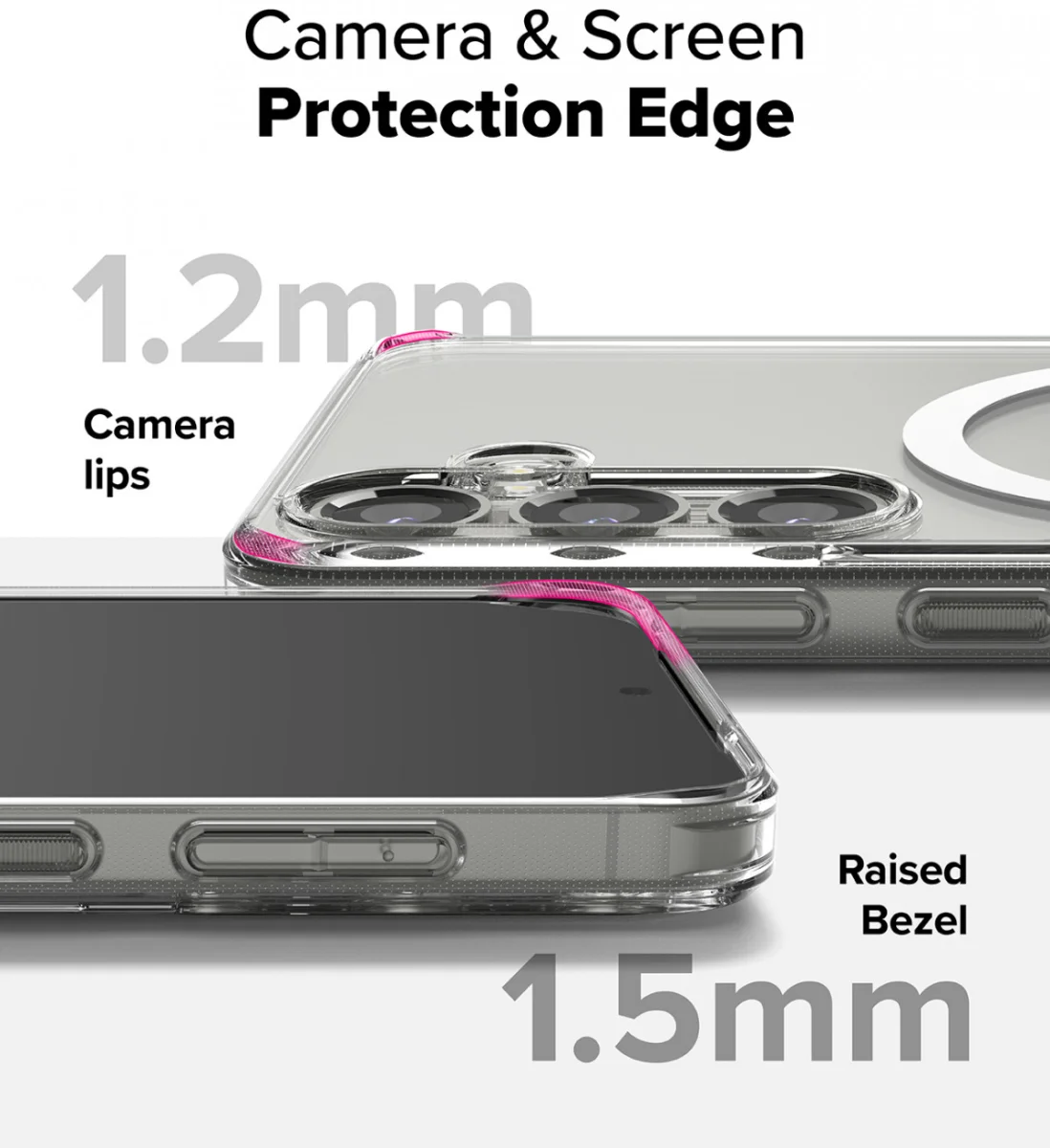 Ringke Fusion Magnetic Samsung Galaxy S25 Plus Hoesje MagSafe / Qi2 Transparant afbeelding 11