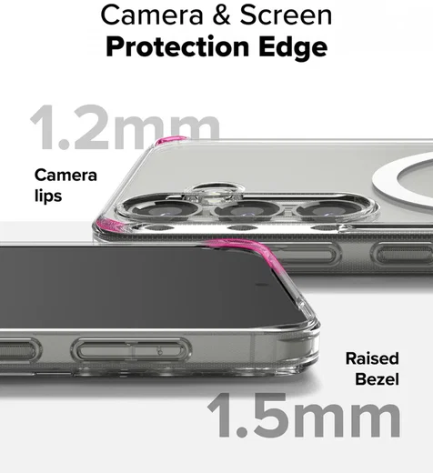 Ringke Fusion Magnetic Samsung Galaxy S25 Plus Hoesje MagSafe / Qi2 Transparant afbeelding 11